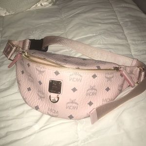 MCM pink belt bag